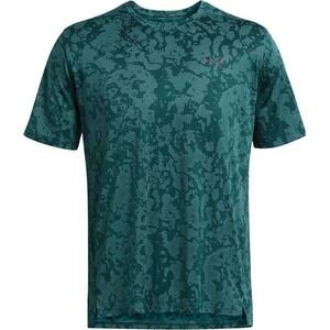 Under Armour Mens Tech Vent Geode Short Sleeve Training T-Shirt Teal Camo